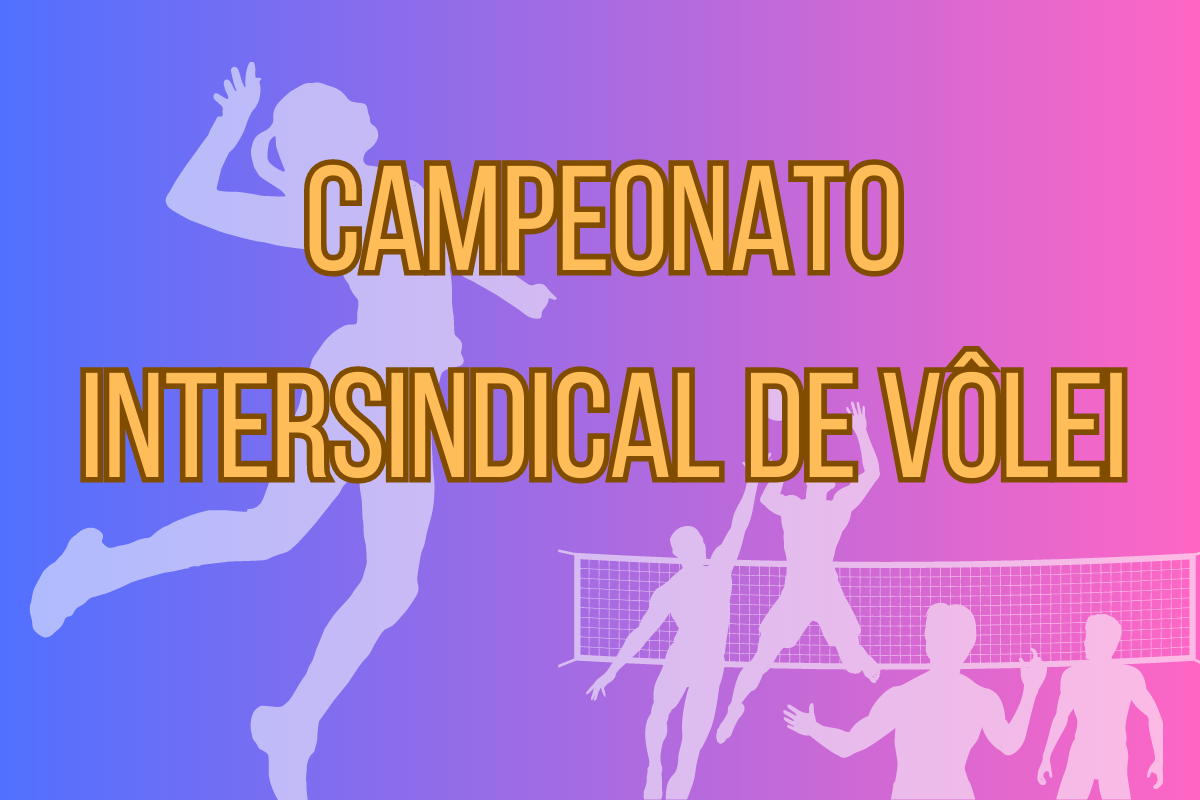 Campeonato Intersindical de Vôlei! Inscreva sua equipe - Sindiserv